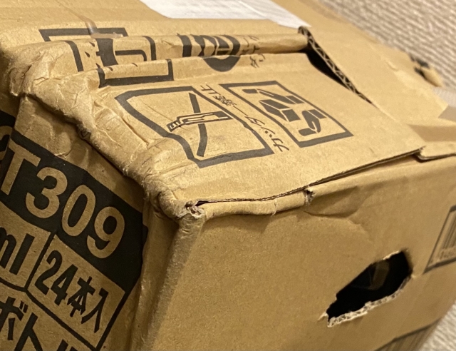 破ゾンしたパッケージ