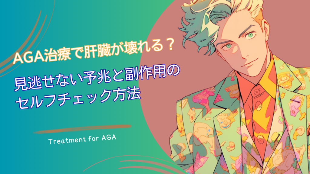 AGA治療で肝臓が壊れる？見逃せない予兆と副作用のセルフチェック方法
