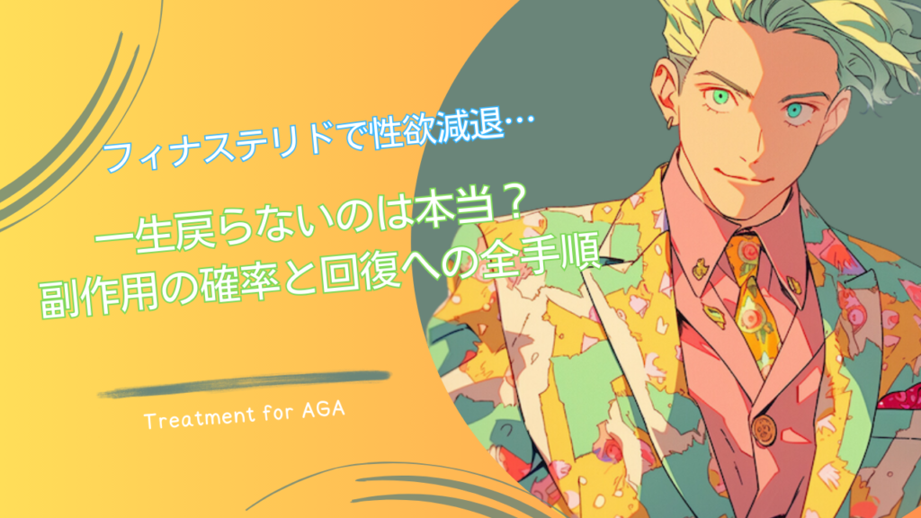 フィナステリドで性欲減退…一生戻らないのは本当？副作用の確率と回復への全手順