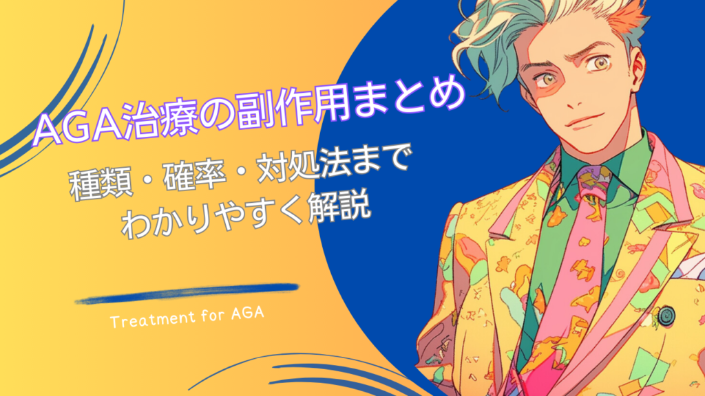 AGA治療の副作用まとめ｜種類・確率・対処法までわかりやすく解説